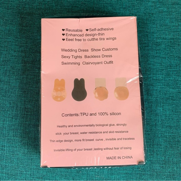 Invisible Push-Up Bra - Nude New - Picture 3 of 5